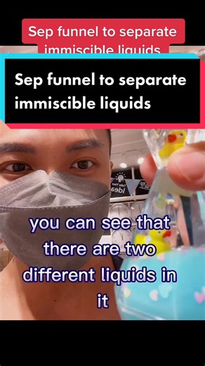 Separating Immiscible Liquids with a Sep Funnel