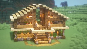 How to Build a SIMPLE SURVIVAL House Minecraft Blog