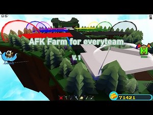 Build a boat for treasure AFK Farm for everyteam