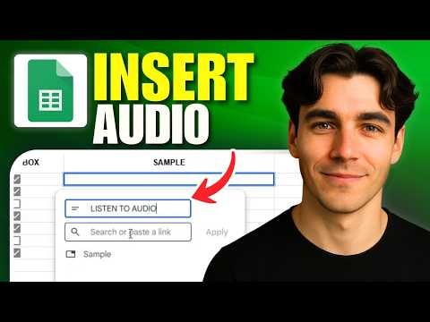 How To Insert Audio In Google Sheets (Tutorial 2026)