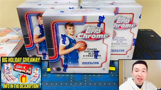 【DubNation】第2998期: 油管大佬Packman自拆5盒Topps Chrome Mega！