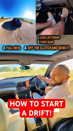 How to Start a Drift! Follow for Lesson 2: “Holding a Drift” #bmw #drifting #driftcar #m5 #cars