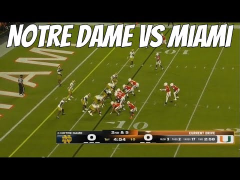 Notre Dame vs Miami 2025 NCAAF Week 1 Full Game Highlights Nail Biter!