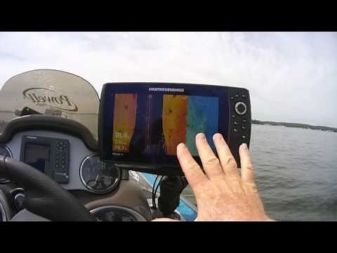 Humminbird Helix Side Imaging and Waypoints