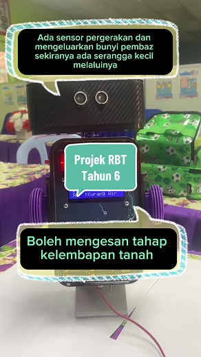 Projek RBT Tahun 6: Robot Penjaga Air Tanaman