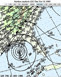 52 reactions · 16 shares | 33 years ago -- November 20-22, 1985 -- Hurricane Kate moved into the FL Panhandle & weakened into a tropical storm as it moved across GA and SC as it became embedded within a front. Kate is the latest hurricane landfall on record for the southern and eastern United States. | NOAA NWS Weather Prediction Center | Facebook
