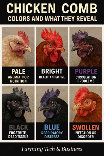 328K views · 826 reactions |  CHICKEN COMB COLORS & WHAT THEY TELL...