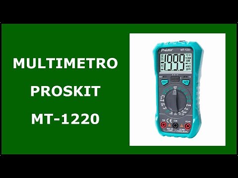 Multímetro PROSKIT MT-1220 Tutorial