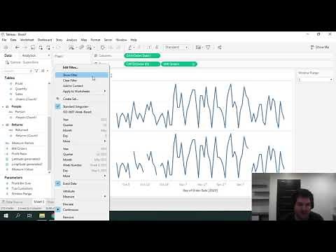 Building moving windows In Tableau using the window sum function