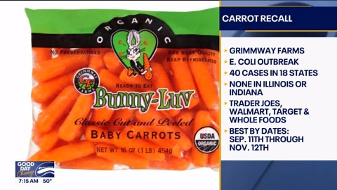 Organic carrots recalled after deadly E. coli outbreak