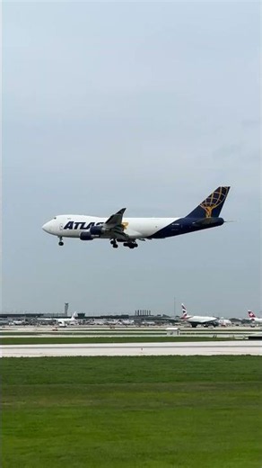 Atlas 648 👑 - ANC to ORD - Boeing 747-400F #planespotting #ohareairport #ord