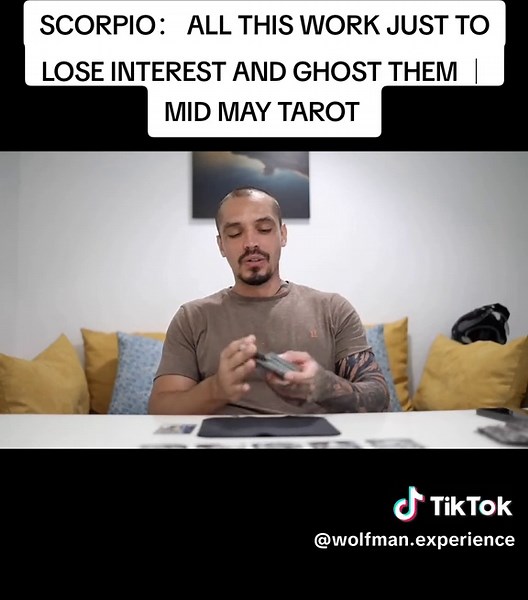 SCORPIO： ALL THIS WORK JUST TO LOSE INTEREST AND GHOST THEM ｜ MID MAY TAROT #tarot #tarotreading