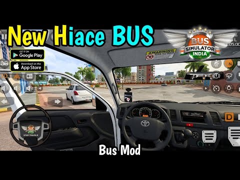 😱FINALLY!! Bus Simulator india New Bus MOD - 🔥Toyota Hiace First IMPRESSION..