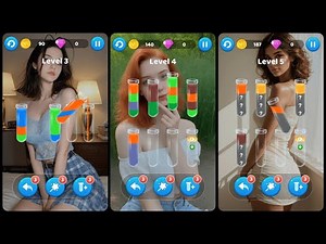 Water Sorting-Romance Puzzle Game Mobile Gameplay Android