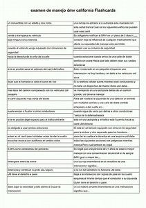 examen de manejo dmv california Flashcards video