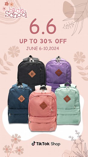 Get ready for Back to School with Ruffles Bags’ 6.6 SALE!