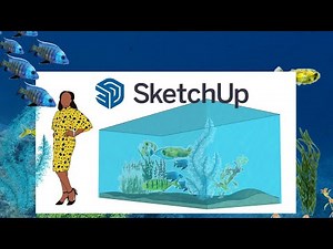 How to make FISH TANK in sketchup