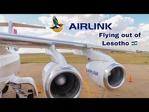 Flying out of Maseru, Lesotho 🇱🇸 | Airlink Avro RJ85
