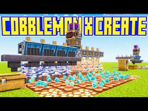 The Easiest Automatic Berry Farm for Cobblemon x Create Modpack