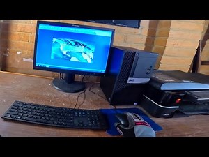 Furious Office Employee Smashes Work Computer