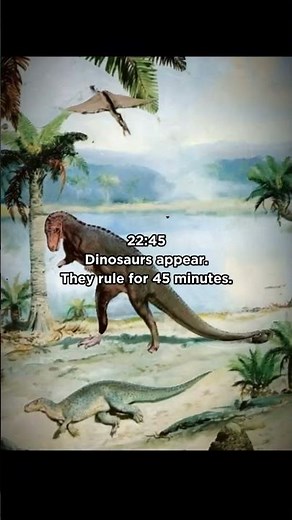 The earth's timeline is terrifying...