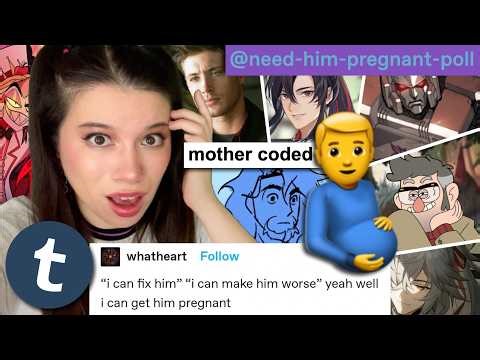 which fictional man is getting pregnant??