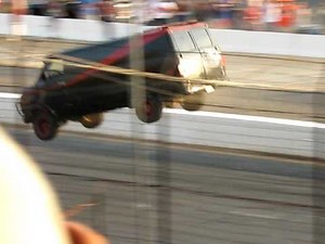 Tom Sarmento stuntman jumping the A-team Van