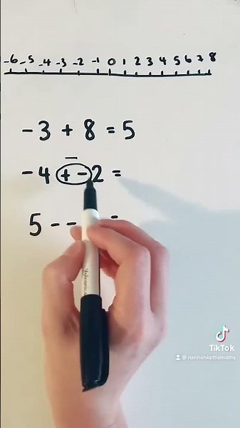 Adding and subtracting negative numbers