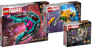 LEGO officially reveals three new Guardians of the Galaxy Vol. 3 sets launching on April 1