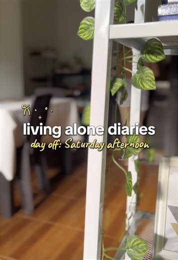 Part 17 || my favorite day of the week! Pahinga after a very looooong week 🌸✨ •quick fam visit •dine out #livingalone #livingaloneph #livingalonediaries #apartmentseries