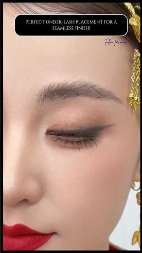 Apply Bottom Lashes Without Looking Fake |#eyelashespng #eyeliner #eye