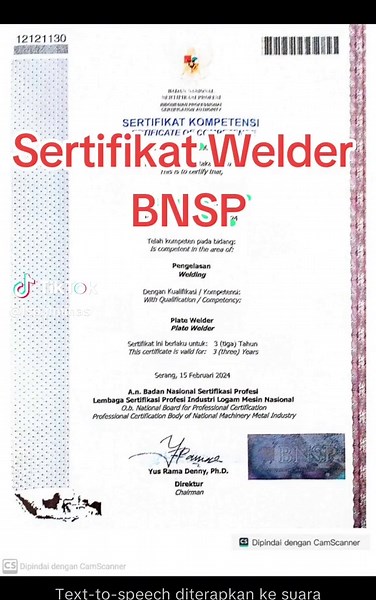 Sertifikat Welder BNSP: Cara Mendapatkannya