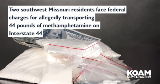 Federal charges filed after 44-lb meth bust in Jasper County