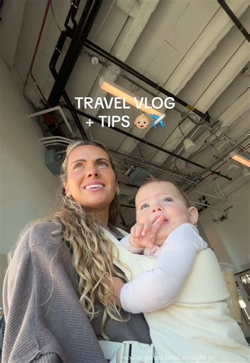 VLOG & TIPS ✈️ Different tips for different months but these are the nonnegotiable 🤝🏼😆 Strollers or no?!! #soloflight #babytravel #traveltips