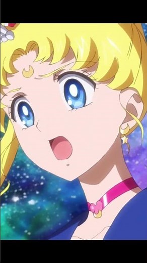 Sailor Galaxia Melts The Sailor Crystals - Sailor Moon Cosmos English Dub #shorts #sailormoon