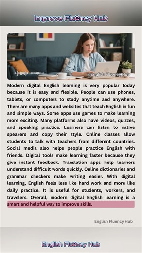 15K views · 465 reactions | Learning English has become so easy in this Modern Digital age  #learnenglish #learningenglish #englishlanguage | English Fluency Hub | Facebook