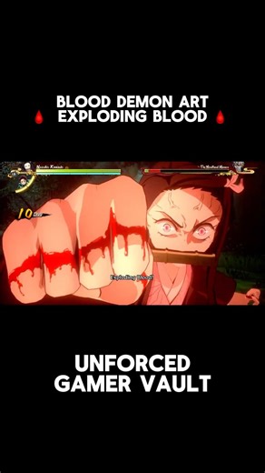 Blood Demon Art Exploding Blood #demonslayer #hinokamichronicles