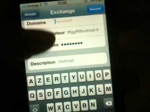Compte hotmail dans Mail sur votre iPhone, iPod Touch et iPad jailbreak ou non!!