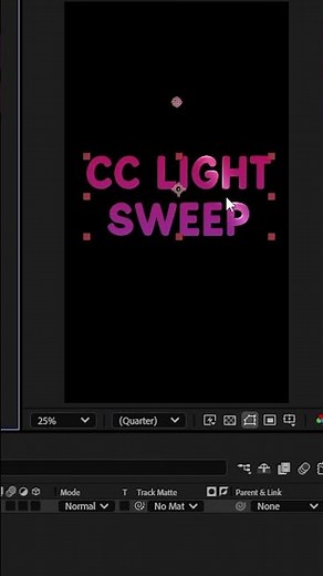 "How to Use CC Light Sweep in After Effects 2025"
