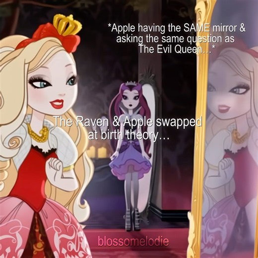 This theory is INSANE.🪞🖤 #everafterhigh #fyp #edit #viral #eah