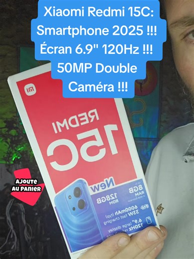 Xiaomi Redmi 15C: Smartphone 2025 !!! Écran 6.9