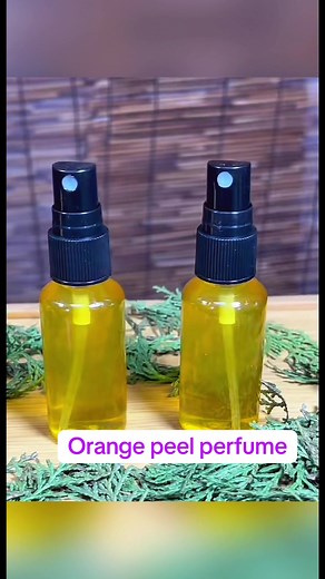 Create Your Own Natural Orange Peel Perfume
