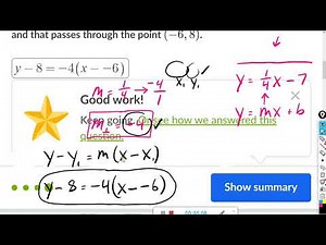 Write equations of parallel & perpendicular lines : Khan Academy