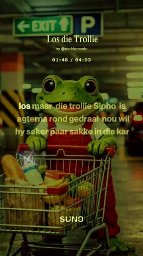 Elke keer as ek parkeer gebeur daar iets wat my gat krap en irriteer. Alles rustig ingetrek lyk my Sipho is nie vandag by die werk nie Shopping gedoen Trollie in die hand Kar staan mos sommer hier naby die ingang onder dak by deur parkeer. En daar gebeur dit weer nog keer daar uit die diep donker van nêrens daar kom skadu aan geslaan Met n spoed van weerlig straal Dis is Sipho ja My gesien dis hy ja sien ek gaan ry hier kom hy Waar kom hy nou Vandaan uit donker en duister Uit nêrens verskyn Agte