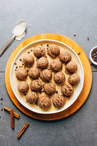Coconut Cacao Tahini Snack Bites