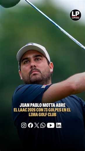 La Prensa Panamá on Instagram: "Juan Pablo Motta completó este jueves su primera ronda en el Latin America Amateur Championship (LAAC) 2026 con 73 golpes (+3), tras cuatro horas y media de juego en el Lima Golf Club, en un estreno que combinó nervios iniciales, momentos de respuesta y un cierre que refuerza su convicción de pelear el corte. Nota completa en Prensa.com"
