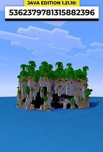 Minecraft jungle temple on a cliff island – epic seed reveal!