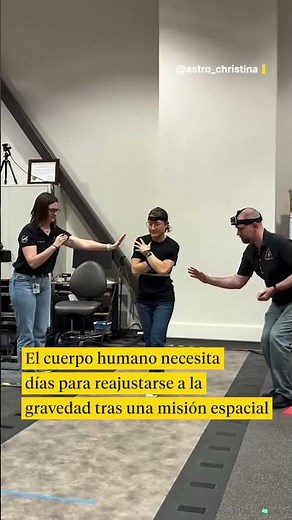 La astronauta de Artemis 2, Christina Koch, vuelve a acostumbrarse a la gravedad terrestre