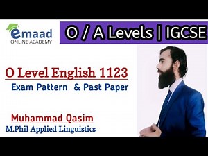 O Level English 1123 | Paper Pattern | Past Paper