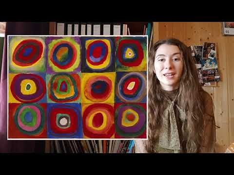 Kunst-Erklärvideo: Wir malen eine Farbübung wie Wassily Kandinsky